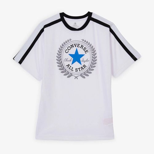 Tee-Shirt Recreational Club Blanc/Noir Blanc/Noir Converse - Blanc/Noir - 10-12ans