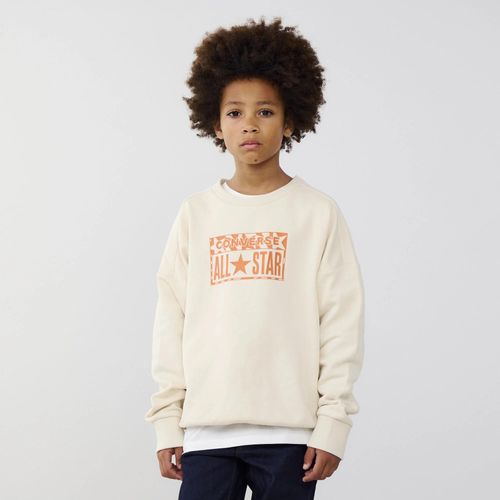 Sweatshirt Lifestyle Crew Beige Beige Converse - Beige - 10-12ans