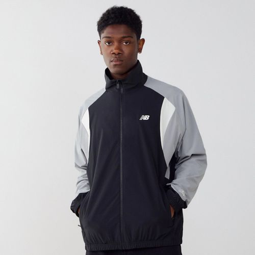 Jacket Tracktop Woven Noir/Gris New Balance - Noir/Gris - Xs