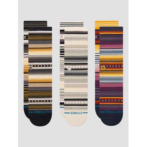 Stance Curren 3 Pack Chaussettes À Motifs