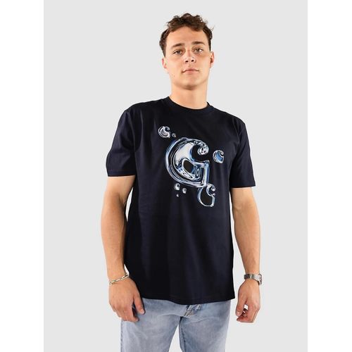 Carhartt Wip Solar Chrome C-Logo T-Shirt Bleu