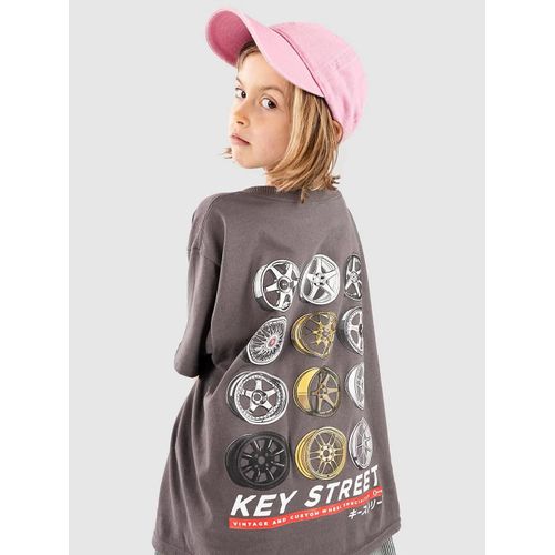 Key Street Wheels Kids T-Shirt Gris