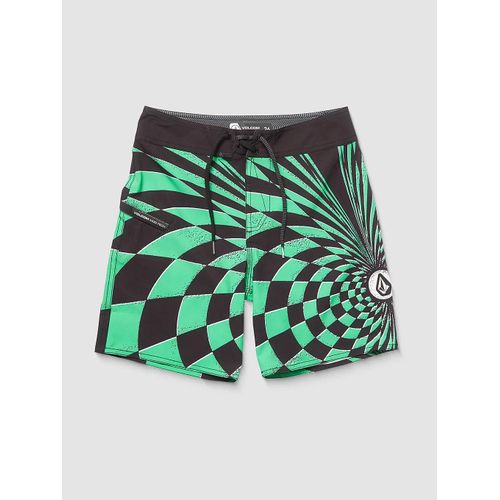 Volcom Bb Mod Spiral Stone Shield Kids Boardshort Vert