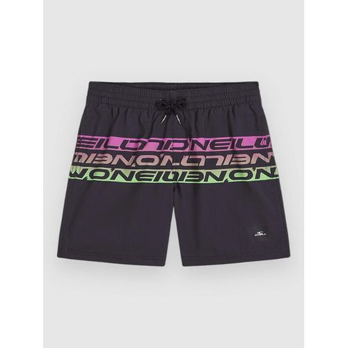 O'neill Cali Stripe 14"" Kids Boardshort Noir