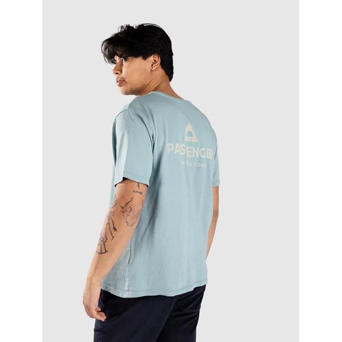Passenger Recycled Cotton T-Shirt Bleu