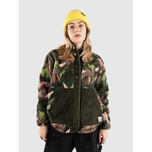 Passenger Clover 2.0 Recycled Fleece Veste Sherpa Vert