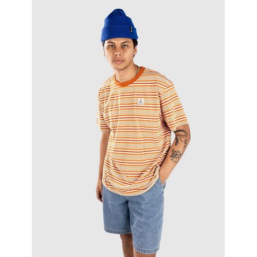 Passenger Retro Recycled Cotton Relaxed T-Shirt Orange