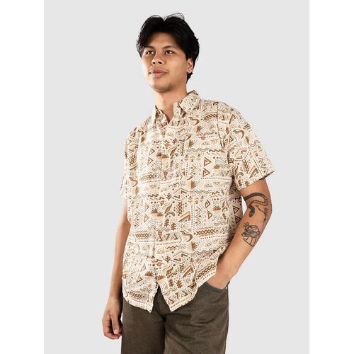 Passenger Chill Textured Short Sleeve Chemise À Motifs