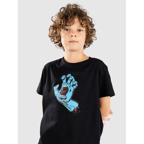 Santa Cruz Screaming Hand Kids T-Shirt Noir