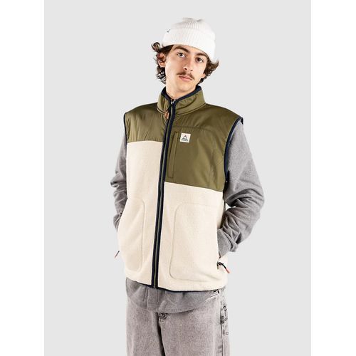 Passenger Offgrid Recycled Sherpa Fleece Gilet Vert
