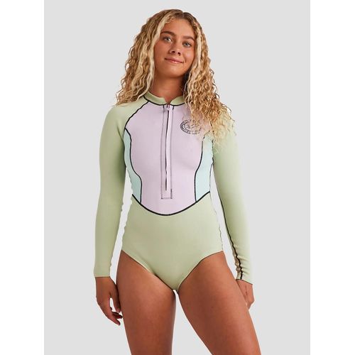 Billabong Salty Dayz Natural Light Ls Combinaison Surf Vert