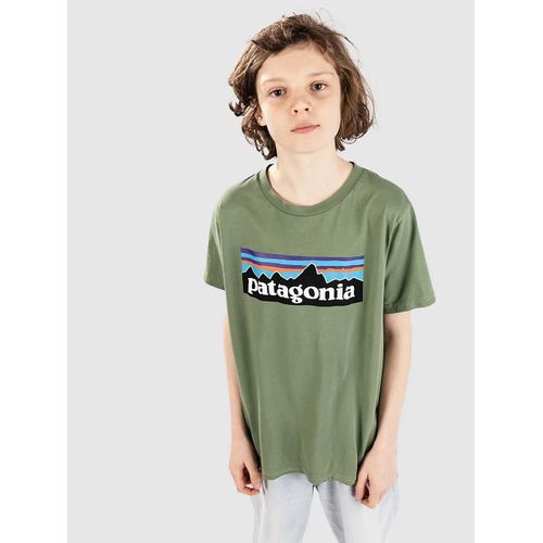 Patagonia P-6 Logo Kids T-Shirt Vert