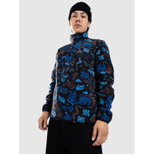 Patagonia Lw Synch Snap-T Half-Zip Pull Polaire Bleu