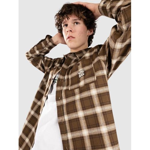 Empyre Browser Brushed Flannel Chemise Marron