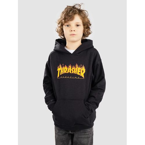 Thrasher Flame Kids Kids Sweat À Capuche Noir