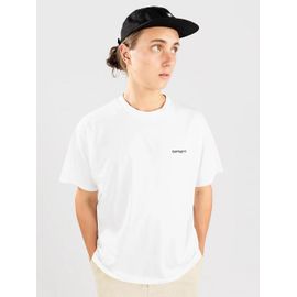 Carhartt Wip Script Embroidery T-Shirt Blanc