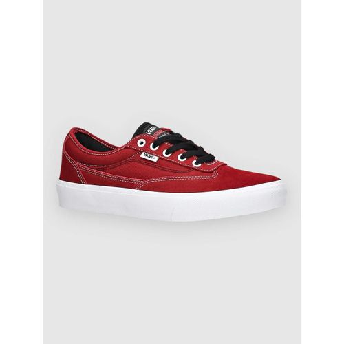 Chaussures Vans Skate Curren Caples De Skate Rouge
