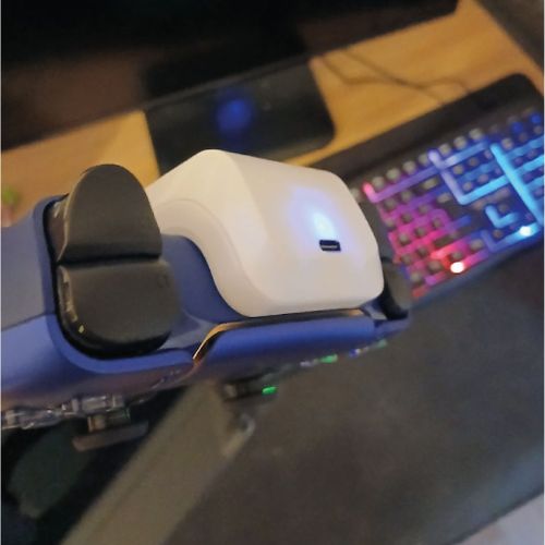 Batterie Externe Pour Manette Ps5 - Charge Rapide Et Ergonomique Blanc