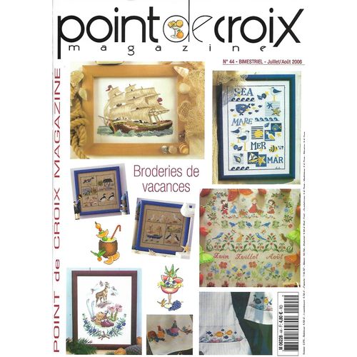 Point De Croix Magazine 44-2006, Broderies De Vacances