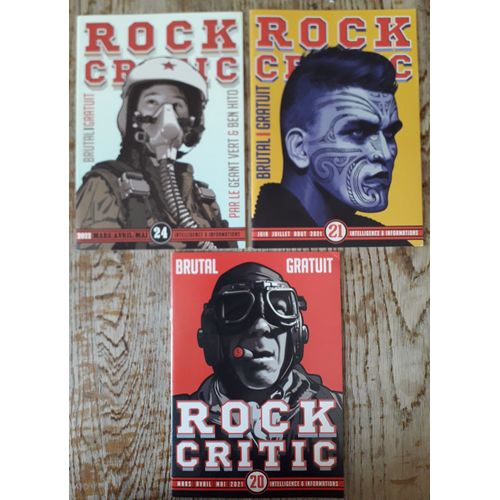 Lot De 3 N° De Rock Critic