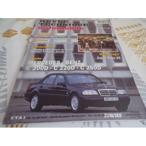 Revue Technique Automobile Mercedes-Benz Classe C Diesel N° 578