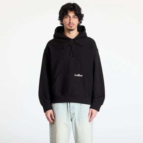 Sweatshirt Carhartt Wip Hooded Label Script Sweat Unisex Black L