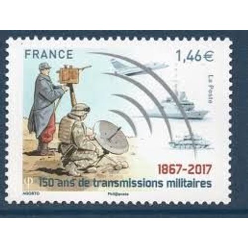 150 Ans De Transmissions Militaires Année 2017 N° 5172 Yvert Et Tellier Luxe