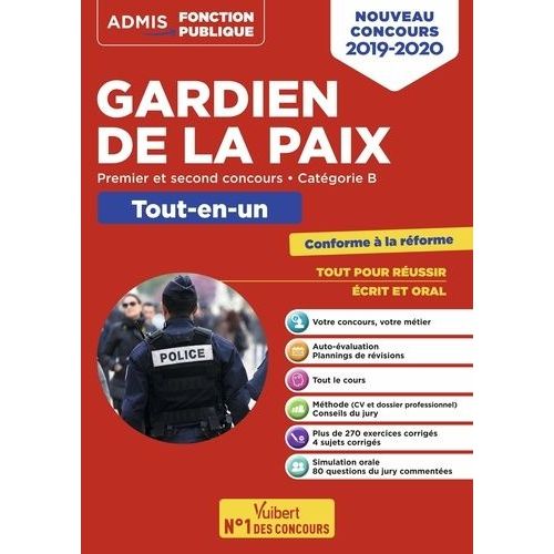 Gardien De La Paix, Premier Et Second Concours Catégorie B - Tout-En-Un