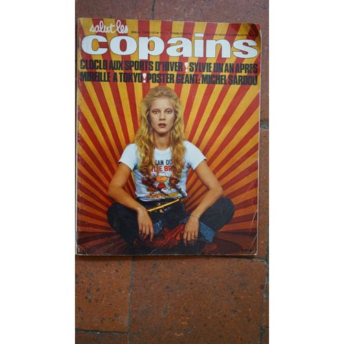 Salut Les Copains N° 114 Fevrier 1972 Complet Avec Le Poster Geant Michel Sardou.