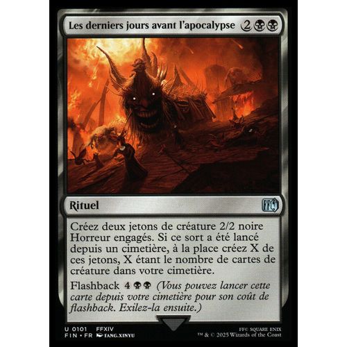 Les Derniers Jours Avant L'Apocalypse - Magic - Final Fantasy Vf - U - 101