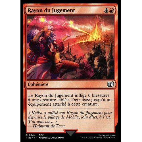 Rayon Du Jugement - Magic - Final Fantasy Vf - C - 144
