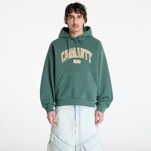 Sweatshirt Carhartt Wip Hooded Library Sweat Unisex Conifer Garment Dyed Xs