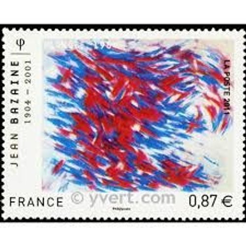 Art : "Plongée" De Jean Bazaine Année 2011 N° 4537 Yvert Et Tellier Luxe