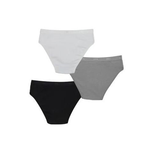 Dim Lot De 3 Culottes Blanche, Noire, Grise Les Pockets Dim Girl