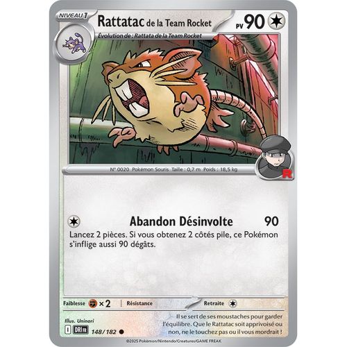 Rattatac De La Team Rocket - 148/182 - Rivalites Destinees