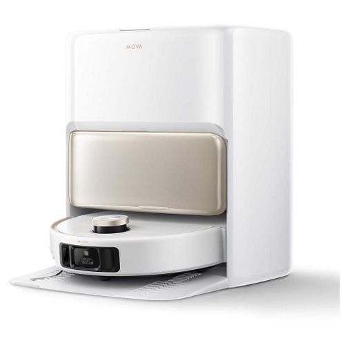 MOVA V50 Ultra Complete Robot Aspirateur  Aspiration 24000 Pa, Lavage Thermique, Anti-enchevêtrement, Nettoyage Spécial Animaux, Vidage Automatique