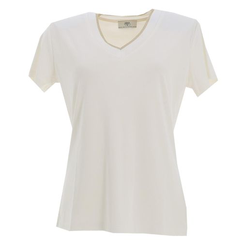 Tee Shirt Manches Courtes Le Temps Des Cerises Fuka Ice Cream Tsh F Ecru M