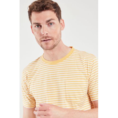 T-Shirt Rayé - Coton Et Lin