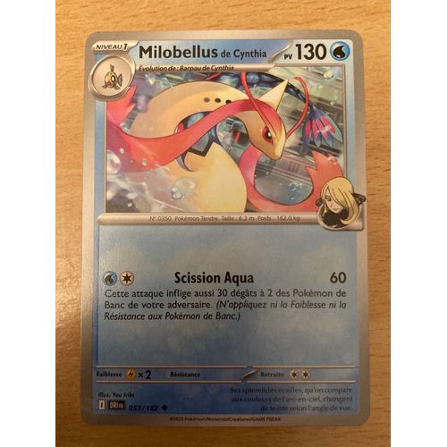 (373) Milobellus De Cynthia 53/182 Pokemon 