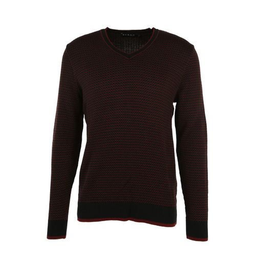 Pull Col V Bérac - Laine Mérinos Et Acrylique