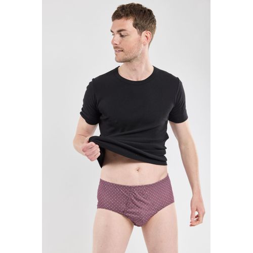 Slip Ouvert Motifs Poisson - Coton Léger Issu De L Agriculture Biologique