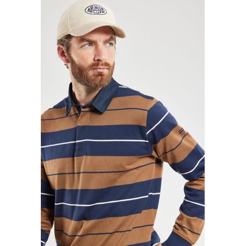 Polo Rayé Tricolore - Coton Rustique