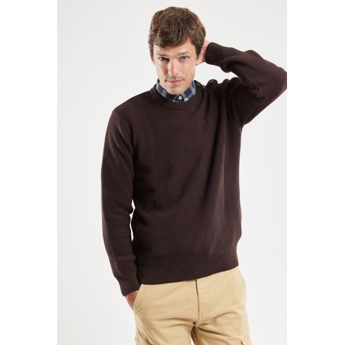 Pull Marin Maille Fantaisie - Laine Et Acrylique