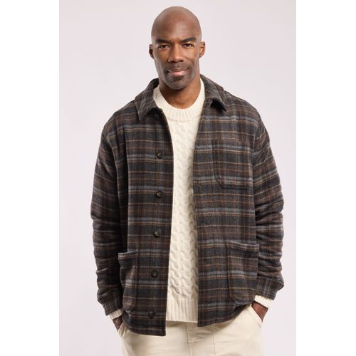 Veste À Carreaux - Drap De Laine