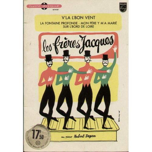 V'la  L'bon Vent - La Fontaine Profonde, Mon Père Y M'a Marié, Sur L'bord De Loire  Livre Disque