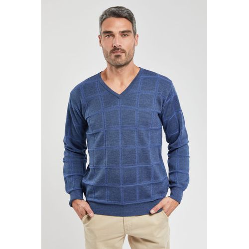 Pull Col V Bérac - Laine Mérinos Et Acrylique