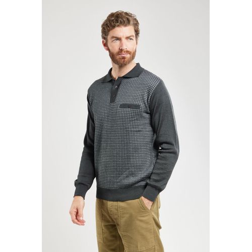 Pull Col Polo - Laine Et Acrylique