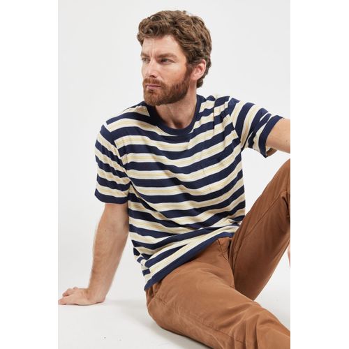 T-Shirt Rayé - Coton Et Lin