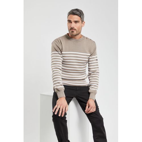 Pull Marin Rayé - Laine Et Acrylique