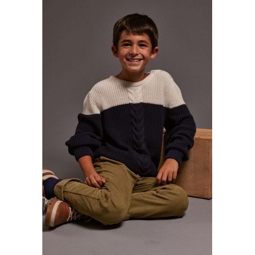 Pull À Torsades Kids - Coton Et Laine